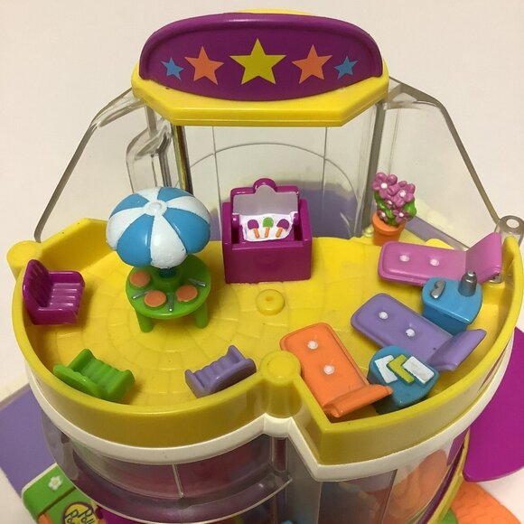 Vintage Polly Pocket Polly & the Pops Music Mall 1999 Bluebird Complete w/Dolls - Picture 11 of 16